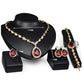 Set elegant de coliere cu pietre prețioase imitate