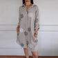 【S-3XL】🌸Rochie cămașă cu nasturi imprimate casual pentru femei