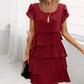 🔥VÂNZARE HOT🔥Rochie casual pentru femei cu ondulație ruffle
