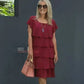 🔥VÂNZARE HOT🔥Rochie casual pentru femei cu ondulație ruffle