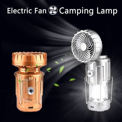 💥Reduceri de vară🔥Lampă solară portabilă de camping cu ventilator
