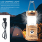 💥Reduceri de vară🔥Lampă solară portabilă de camping cu ventilator
