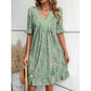 💕2025💕Femeii V-Neck Flowy Mini rochie