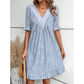 💕2025💕Femeii V-Neck Flowy Mini rochie
