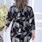 🌹Rochie Elegantă Mirela – croi clasic, imprimeu rafinat