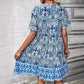 🌸 Rochie cu decolteu în V în stil Boho Resort