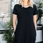🌸Rochie casual de culoare solidă