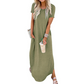 🌸Rochie casual de culoare solidă