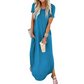 🌸Rochie casual de culoare solidă