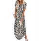 🌸Rochie casual de culoare solidă