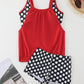 🏖️Vara fierbinte👙Costum de baie două piese Polka Dot pentru femei✨