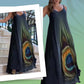 HOT 🌹 Rochie maxi cu bretele spaghetti florale
