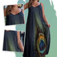 HOT 🌹 Rochie maxi cu bretele spaghetti florale