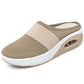 🔥 EU 35-43 🌺👡 Papuci cu toc înclinat din material casual pentru femei 🌿🌬️