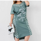 Ofertă limitată în timp👗 Rochie maxi cu buline imprimate