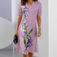 👗Rochie lejeră elegantă cu imprimeu floral