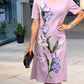 👗Rochie lejeră elegantă cu imprimeu floral
