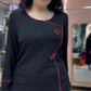👗Set din două piese de top și fustă negru elegant pentru femei
