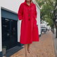Rochie casual de culoare solidă pentru femei cu buzunare convenabile