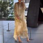 🔥 REDUCERE SPECIALĂ! 🔥 Rochie elegantă din șifon cu imprimeu marmorat