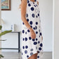 🌸 Rochie fără mâneci cu imprimeu și guler rotund pentru femei🌷