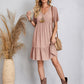 40% Reducere Numai Astăzi!👚💃Vara vrac Casual Ruffle Tiered rochie cu mâneci scurte