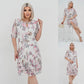 🎉 Super ofertă de vară!👗 Rochie elegantă plisată cu mânecă scurtă și lungă