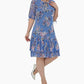 🎉 Super ofertă de vară!👗 Rochie elegantă plisată cu mânecă scurtă și lungă