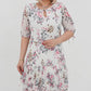 🎉 Super ofertă de vară!👗 Rochie elegantă plisată cu mânecă scurtă și lungă
