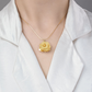 💕 Nouă colecție! 💕 Colier dublu stratificat cu trandafir 3D și perle (Set 2 piese)