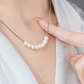💕 Nouă colecție! 💕 Colier dublu stratificat cu trandafir 3D și perle (Set 2 piese)