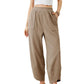 ⏰ Întâmpină vara – 50% reducere! 🔥 Pantaloni casual de gleznă pentru femei, cu croi lejer și talie elastică 👖