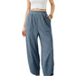 ⏰ Întâmpină vara – 50% reducere! 🔥 Pantaloni casual de gleznă pentru femei, cu croi lejer și talie elastică 👖