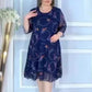 ✨ Rochie lejeră cu imprimeu – stil casual, material respirabil