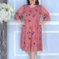 ✨ Rochie lejeră cu imprimeu – stil casual, material respirabil