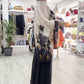 💖Top cu gât rotund imprimat casual pentru femei