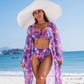 Costum de baie 3 în 1 pentru femei cu cover-up inclus👙