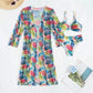 Costum de baie 3 în 1 pentru femei cu cover-up inclus👙