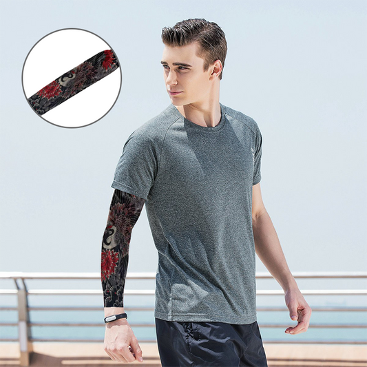 🔥Nou în trend ❤️🔥 Mâneci ultra-subțiri pentru protecție solară cu model tip tatuaj