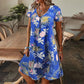 【M-3XL】🌺Rochie elegantă cu imprimare florală și gât în V
