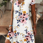【M-3XL】🌺Rochie elegantă cu imprimare florală și gât în V