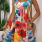 🌺Rochie imprimată fără mâneci