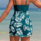 🌞👙Femei imprimate Halter pantaloni scurți două piese costum de baie Set🌴