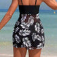 🌞👙Femei imprimate Halter pantaloni scurți două piese costum de baie Set🌴