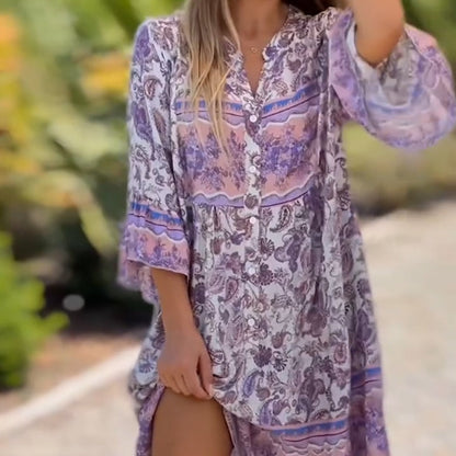 🌸Moale, elegantă și versatilă - rochia ta florală perfectă pentru vară!