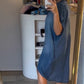 Rochie casual lejeră cu gât în V