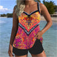 🏖 Bluză de baie cu imprimeu și pantaloni scurți🩱