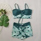 👙Costum de baie imprimat din două piese pentru femei