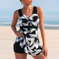 🌸👙 Set costum de baie pentru femei cu imprimeu