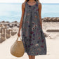 Rochie casual pentru femei cu gât rotund imprimat